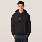 I Hate Mornings Sleeping Owl Hoodie (Voorkant volledig)