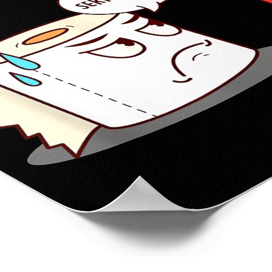 I Hate My Job Seriously_ - Funny Toilet Paper  Poster (Hoek)