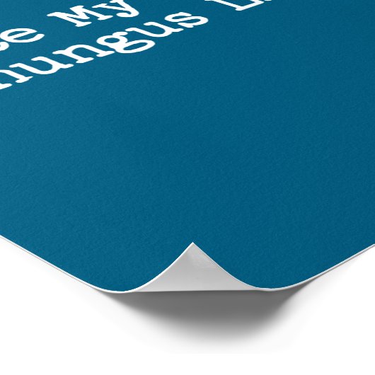 I Hate My Stud Chungus Life Funny Brainrot Meme Wo Poster (Hoek)