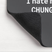 I Hate My Stud Chungus Life, Funny Meme Long Sleev Muismat (Hoek)