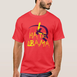I HATE OBAMA HAMMER AND CYCLE T-SHIRT