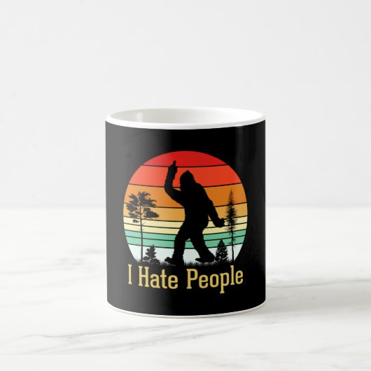 I Hate People | Bigfoot Retro Koffiemok (Center)