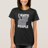 I hate people t-shirt (Voorkant)