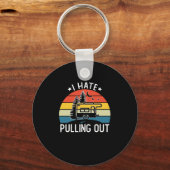 I Hate Pulling Out Retro Vintage Sleutelhanger (Voorkant)