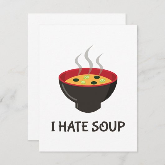 I Hate Soup (Voorkant / Achterkant)