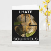 I Hate Squirrels - In the Scope Kaart (Gele Bloem)