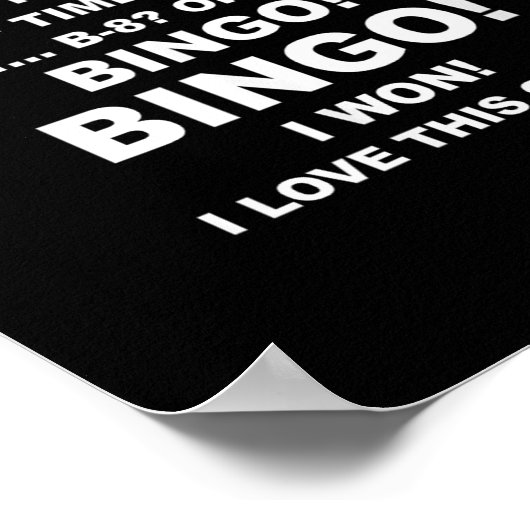 I Hate This Stud Game I'm Never Playing Again Bing Poster (Hoek)