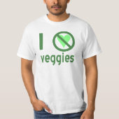 I Hate Veggies T-shirt (Voorkant)