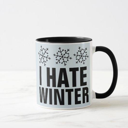 I HATE WINTER COFFEE MUGS MOK (Rechts)