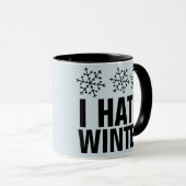 I HATE WINTER COFFEE MUGS MOK (Voorkant rechts)