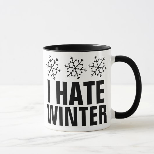 I HATE WINTER COFFEE MUGS MOK (Rechts)