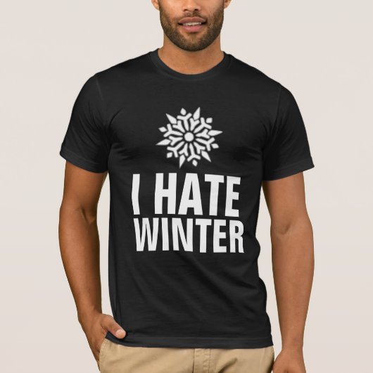 I HATE WINTER T-SHIRTS (Voorkant)
