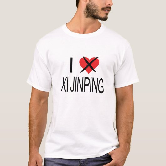 I HATE Xi Jinping T-shirt (Voorkant)