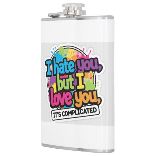 I Hate You But I Love You Sticker Heupfles (Links)