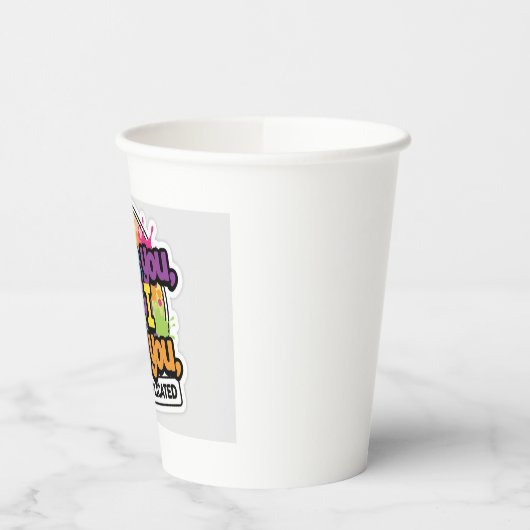 I Hate You But I Love You Sticker Papieren Bekers (Links)