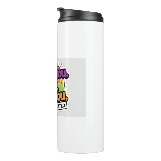 I Hate You But I Love You Sticker Thermosbeker (Geroteerd rechts)