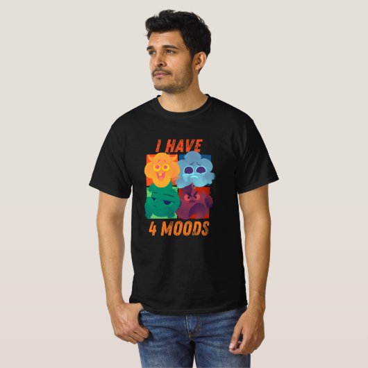 i have 4 Mods funny design T-shirt (Voorkant volledig)