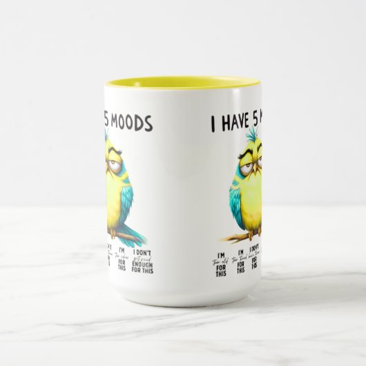 I Have 5 Moods Mok (Midden)