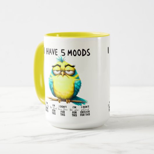 I Have 5 Moods Mok (Voorkant links)