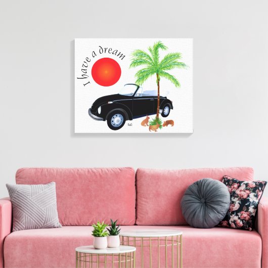 I have a dream canvas afdruk (Insitu (Woonkamer))