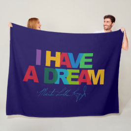 I have a dream fleece deken