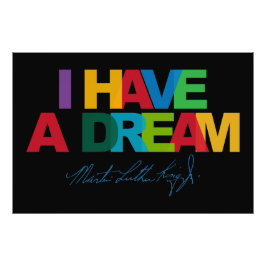 I have a dream foto afdruk