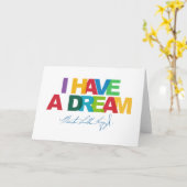 I have a dream kaart (Gele Bloem)