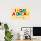 I have a dream poster (Thuiskantoor)