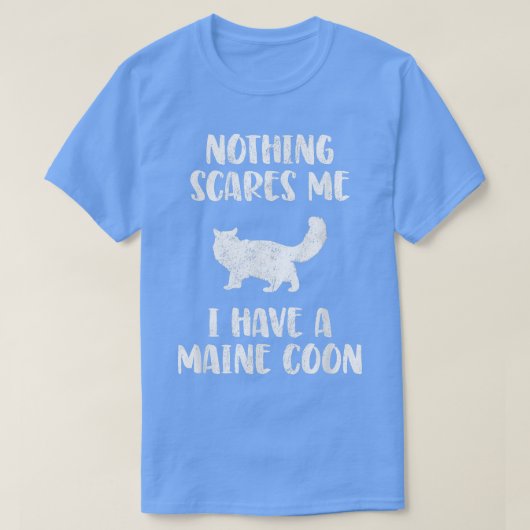 I have a Maine Coon Cat  T-shirt (Design voorkant)