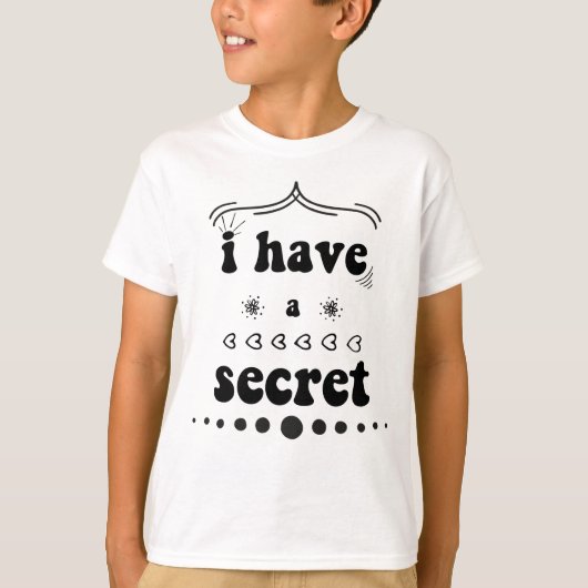 i have a secret big brother t-shirt (Voorkant)