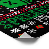 I Have A Spreadsheet For That Christmas Ugly Sweat Poster (Hoek)