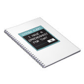 I Have a Spreadsheet for That Funny Office Notitieboek (Rechterzijde)