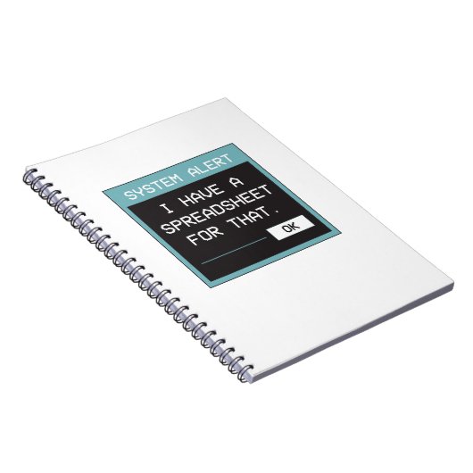 I Have a Spreadsheet for That Funny Office Notitieboek (Rechterzijde)