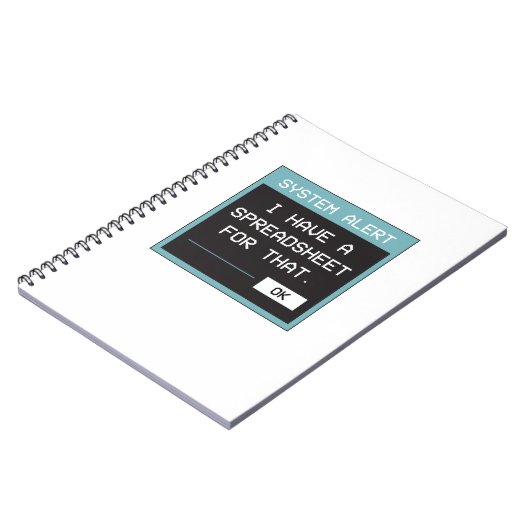 I Have a Spreadsheet for That Funny Office Notitieboek (Linkerzijde)