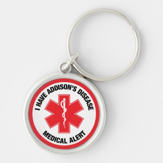I have Addison's Disease Medical Alert Sleutelhanger (Voorkant)