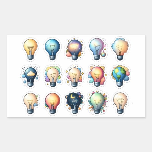 I have an idea! rechthoekige sticker (Voorkant)