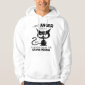 I Have Anger Issues Funny Cat Lover Gift  Hoodie (Voorkant)