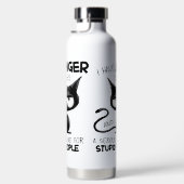 I Have Anger Issues Funny Cat Lover Gift  Waterfles (Rechts)