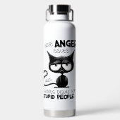 I Have Anger Issues Funny Cat Lover Gift  Waterfles (Achterkant)