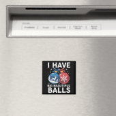 I Have Big Beautiful Balls Christmas Funny Couple Magneet (Insitu (Vaatwasser))