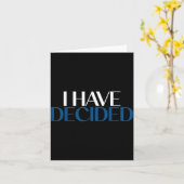 I Have Decided Christian Baptism Faith  Kaart (Gele Bloem)