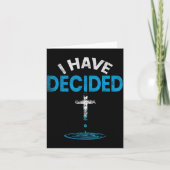 I Have Decided To Follow Jesus Christian Baptism M Kaart (Voorkant)