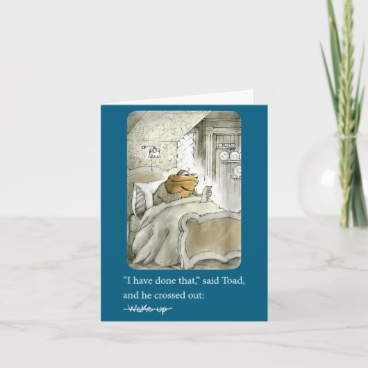 I Have Done That Said Toad And He Crossed Out Wake Kaart (Voorkant)