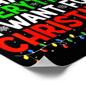 I Have Everything I Need Couples Pajamas Christmas Poster (Hoek)