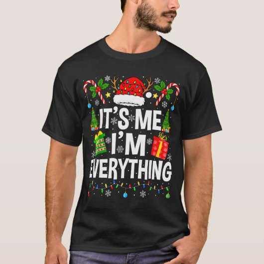 I Have Everything I Need Couples Pajamas Christmas T-shirt (Voorkant)