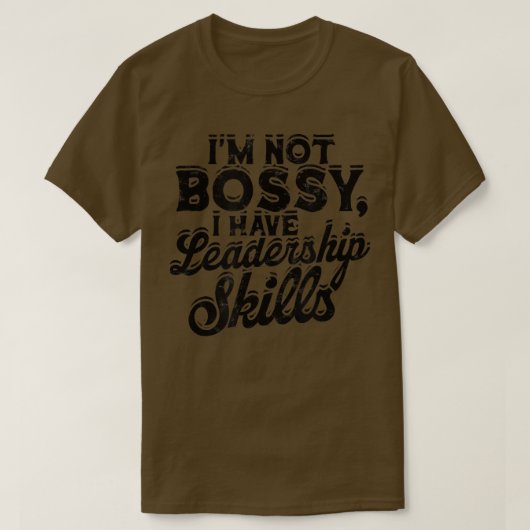 I have leadership skills - Science T-shirt (Design voorkant)