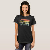 I Have More Than Four Questions Passover Retro Vin T-shirt (Voorkant volledig)