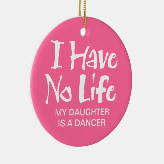 I Have No Life Keramisch Ornament (Rechts)