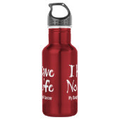 I Have No Life Waterfles (Achterkant)