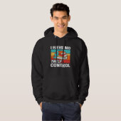I Have No Shelf Control Books Reading Bookworm Hoodie (Voorkant volledig)